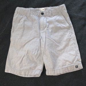BOYS QUIKSILVER SMALL CHECKERED SHORTS